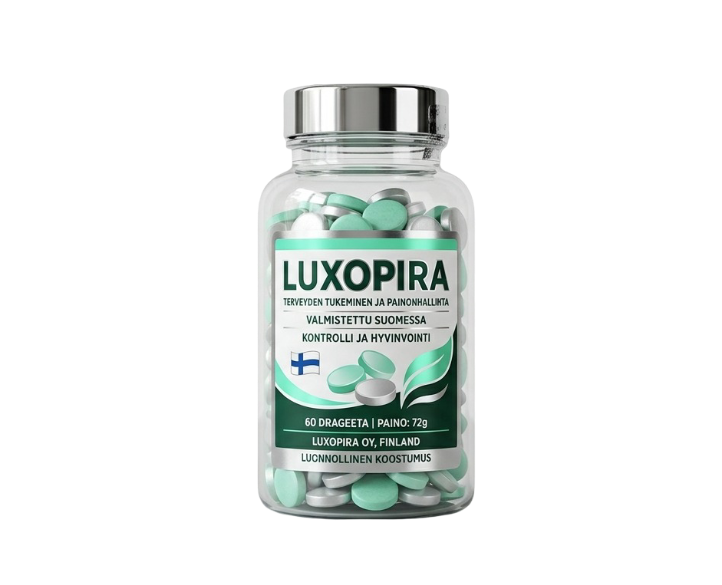 Luxopira-ravintolisän pakkaus